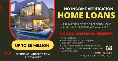 No Income Mortgage Loans